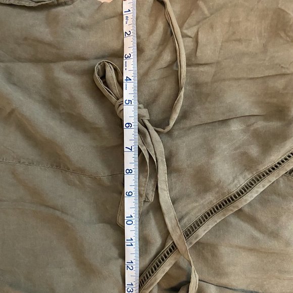 Anthropologie / cloth & stone olive green romper - Picture 3 of 4